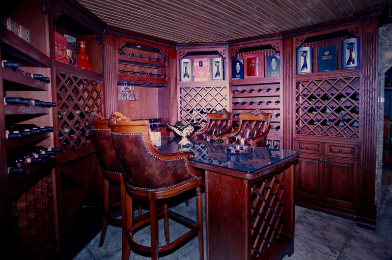 cherry wine cabinets