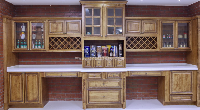 american style wood kitchen cabinets